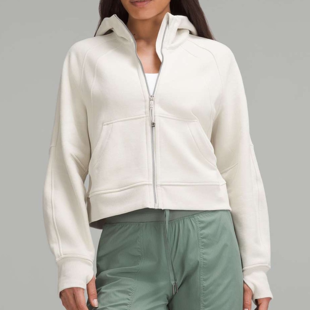 Lululemon scuba full zip in Bone M/L